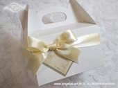 Wedding cake box - Cream Beauty