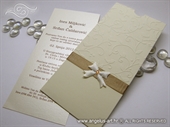 Wedding invitation - Charm Cream Bow