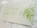 Pozivnica za vjenčanje Green Line