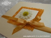 Pozivnica za vjenčanje Romantic Orange