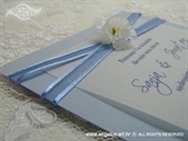 Pozivnica za vjenčanje Simplicity Blue