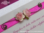 pozivnica roza za vjenčanje s ružama