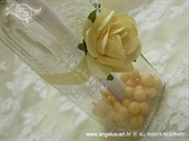 Pozivnica za vjenčanje Poruka u boci - Krem ruža