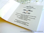 wedding invitation peach stylish bow