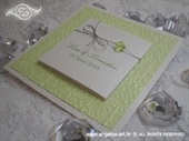 Pozivnica za vjenčanje Royal Trendy Green