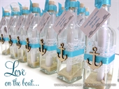 Wedding invitation - Message in a bottle - Anchor
