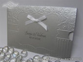 Pozivnica za vjenčanje - Silver Frame Charm