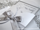 Wedding invitation - Crystal Silver Beauty